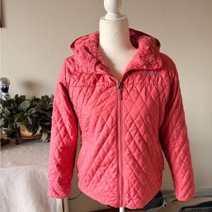 Columbia Quilted Coral Jacket